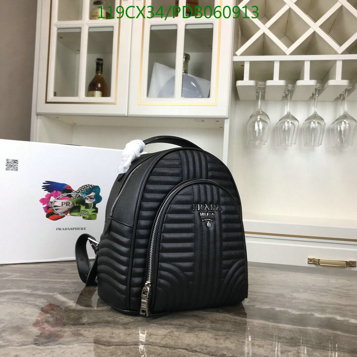 Prada Bag-(4A)-Backpack-,Code: PDB060913,$ 155USD