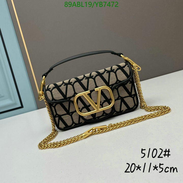 Valentino Bag-(4A)-LOC-V Logo ,Code: YB7472,$ 116USD
