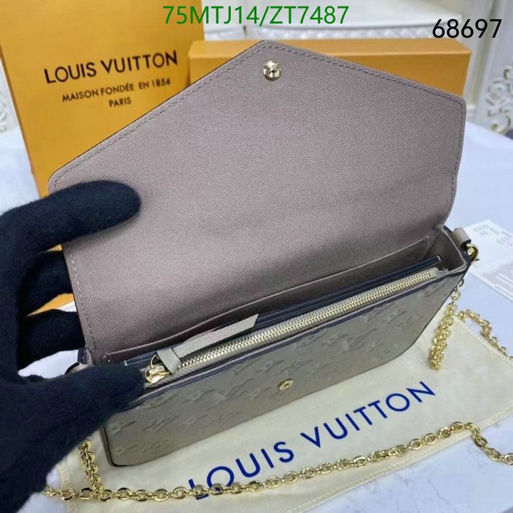 LV Bags-(4A)-Wallet-,Code: ZT7487,$ 98USD