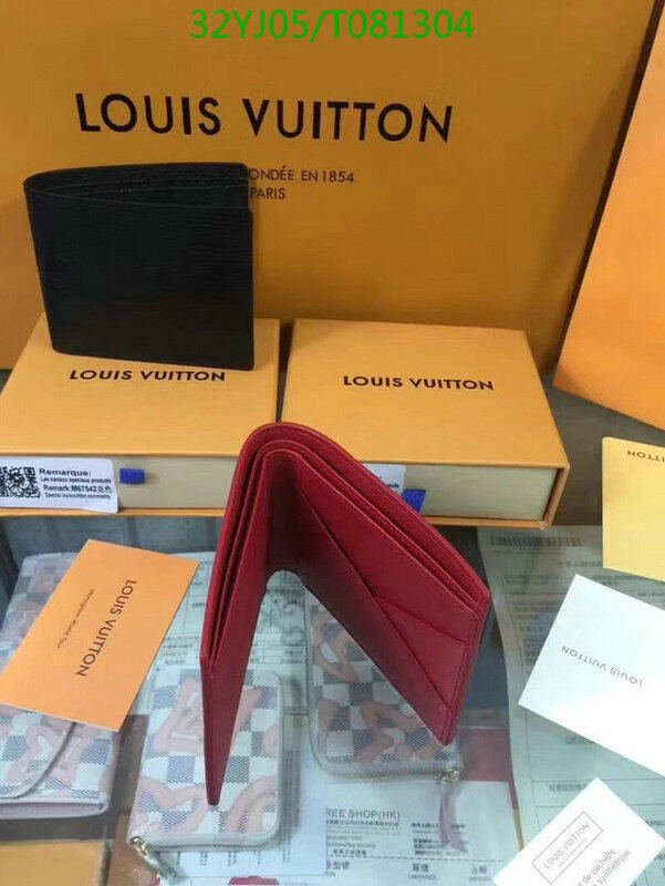LV Bags-(4A)-Wallet-,Code: T081304,$ 42USD
