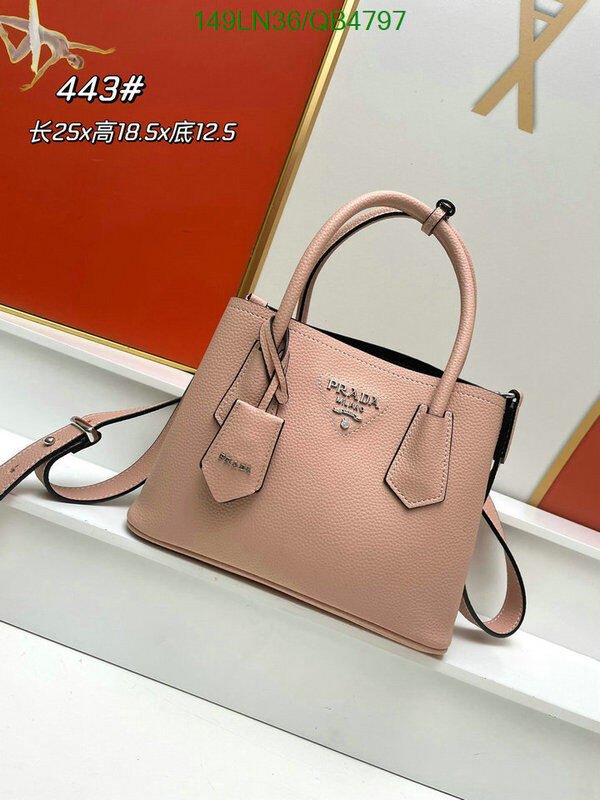 Prada Bag-(4A)-Handbag- Code: QB4797 $ 194USD