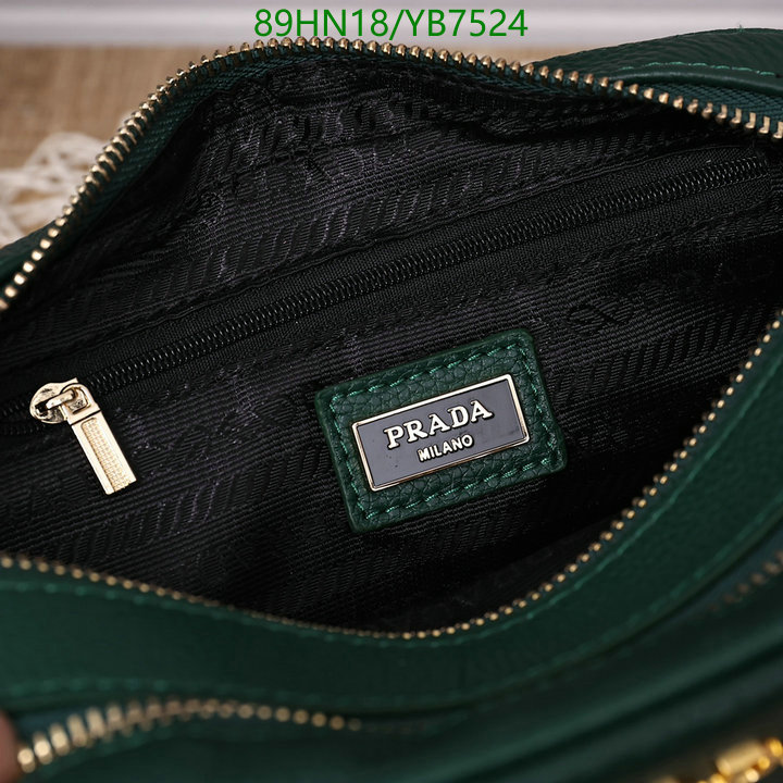 Prada Bag-(4A)-Diagonal-,Code: YB7524,$ 116USD