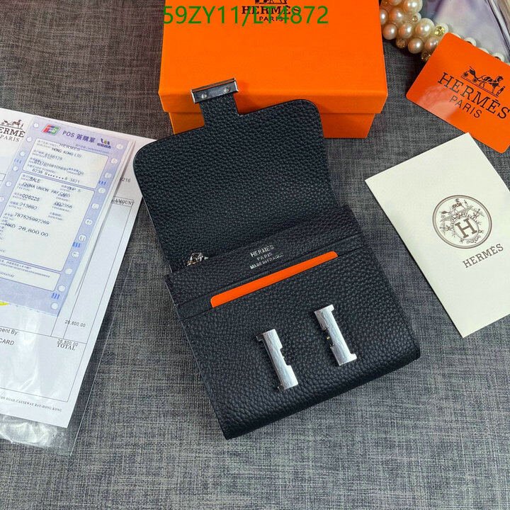Hermes Bag-(4A)-Wallet-,Code: LT4872,$ 77USD