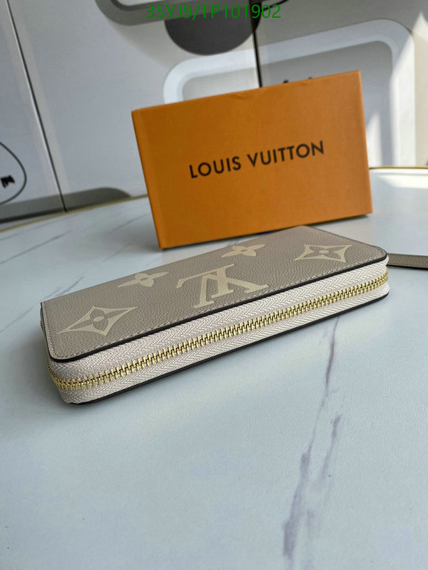 LV Bags-(4A)-Wallet-,Code: TP101902,$ 51USD