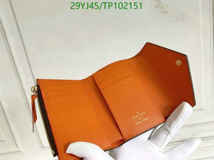 LV Bags-(4A)-Wallet-,Code: TP102151,$ 38USD
