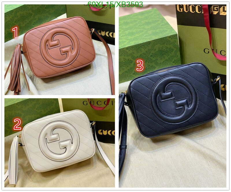 Gucci Bag-(4A)-Diagonal-,Code: XB3593,$ 90USD