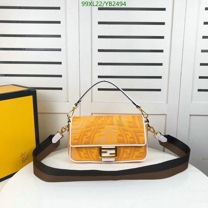 Fendi Bag-(4A)-Baguette-,Code: YB2494,$ 129USD