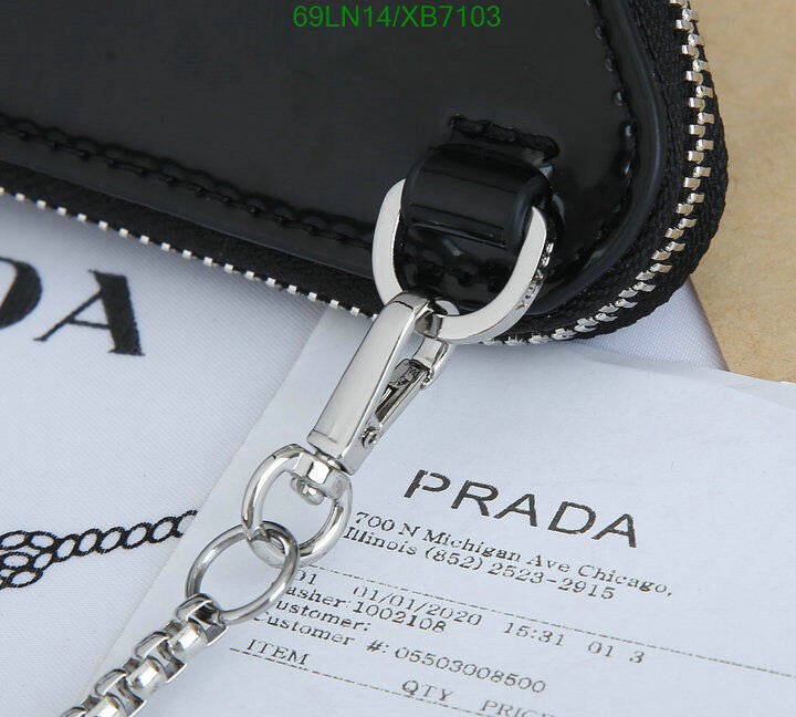 Prada Bag-(4A)-Triangle-,Code: XB7103,$ 90USD
