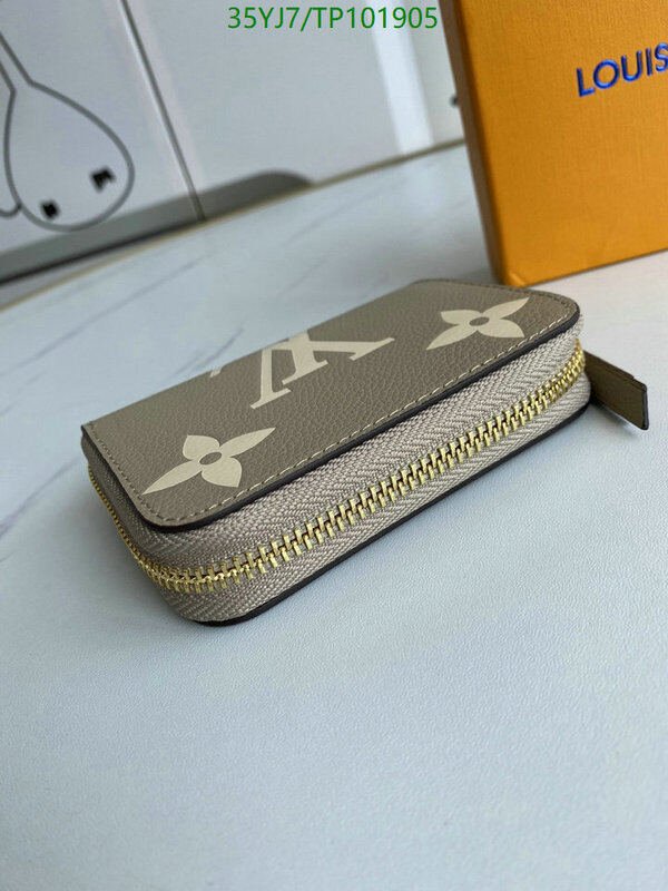 LV Bags-(4A)-Wallet-,Code: TP101905,$ 46USD