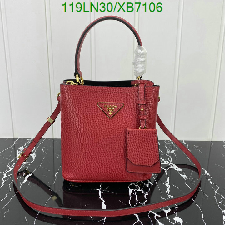 Prada Bag-(4A)-Bucket Bag- Code: XB7106 $ 155USD