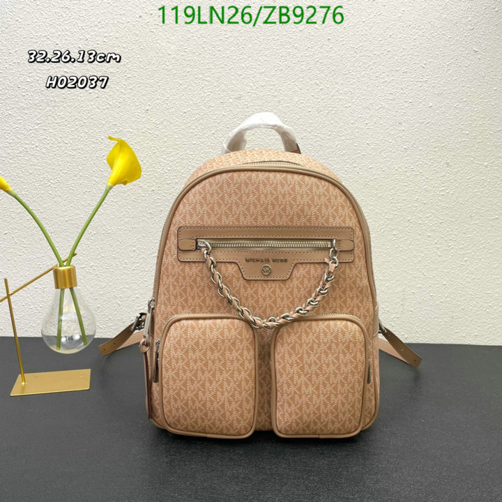 Michael Kors Bag-(4A)-Backpack-,Code: ZB9276,$ 155USD
