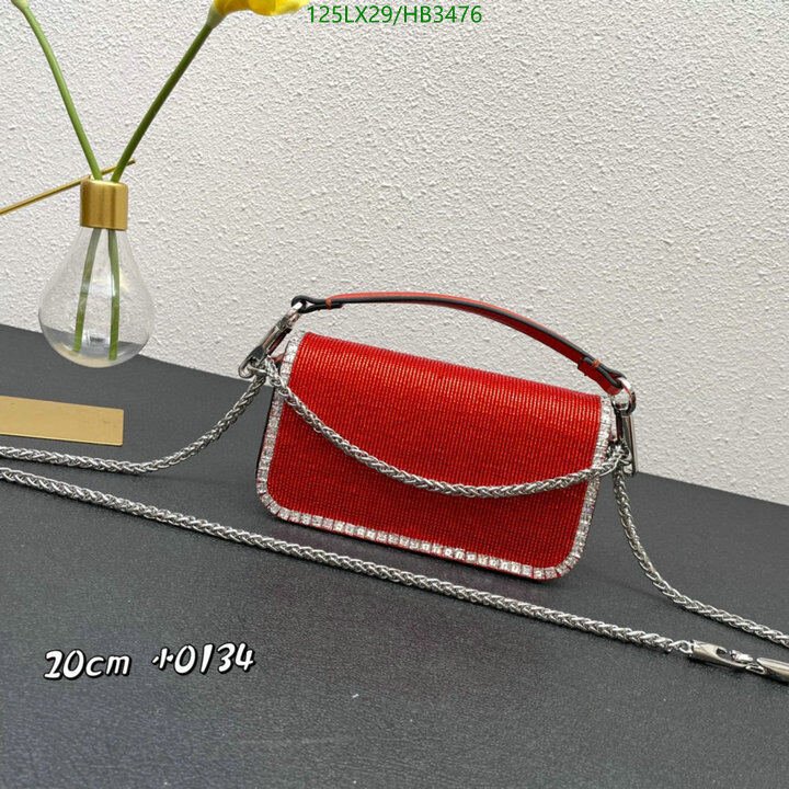 Valentino Bag-(4A)-LOC-V Logo ,Code: HB3476,$ 163USD