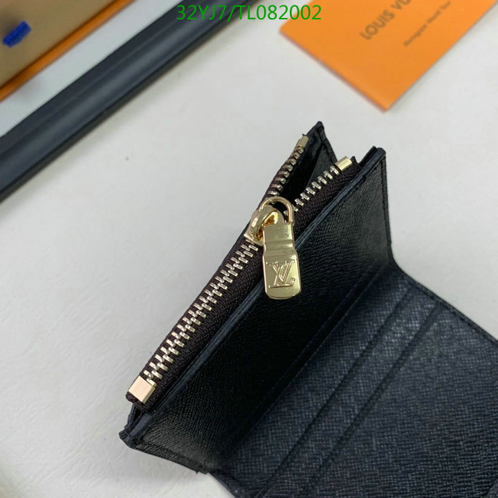 LV Bags-(4A)-Wallet-,Code: TL082002,$ 42USD