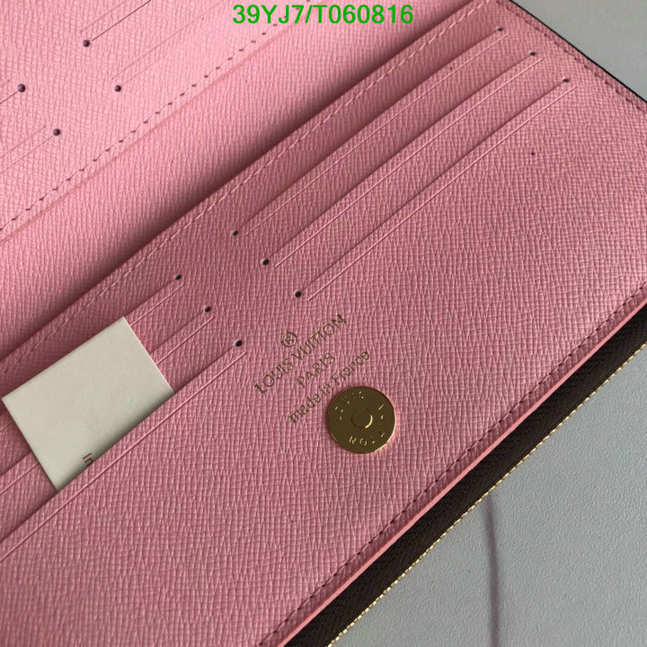 LV Bags-(4A)-Wallet-,Code: T060816,$ 51USD