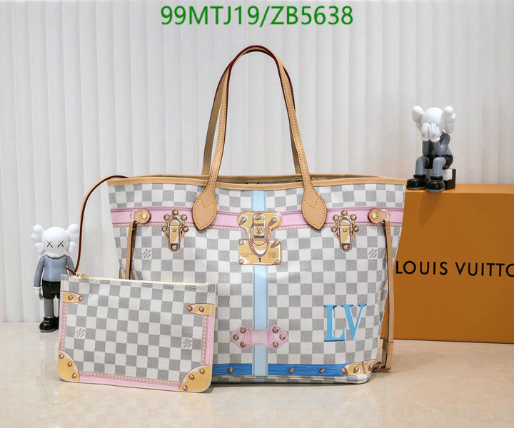 LV Bags-(4A)-Neverfull-,Code: ZB5638,$ 129USD
