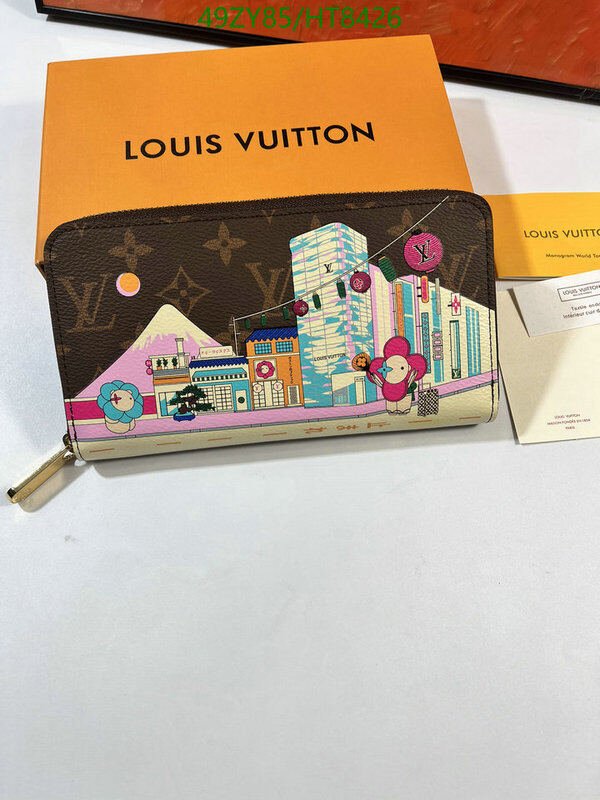 LV Bags-(4A)-Wallet-,Code: HT8426,$ 64USD