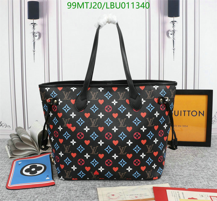 LV Bags-(4A)-Neverfull-,Code: LBU011340,$ 129USD