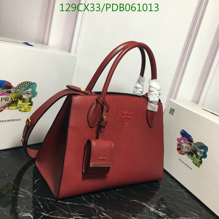 Prada Bag-(4A)-Handbag-,Code: PDB061013,$ 168USD