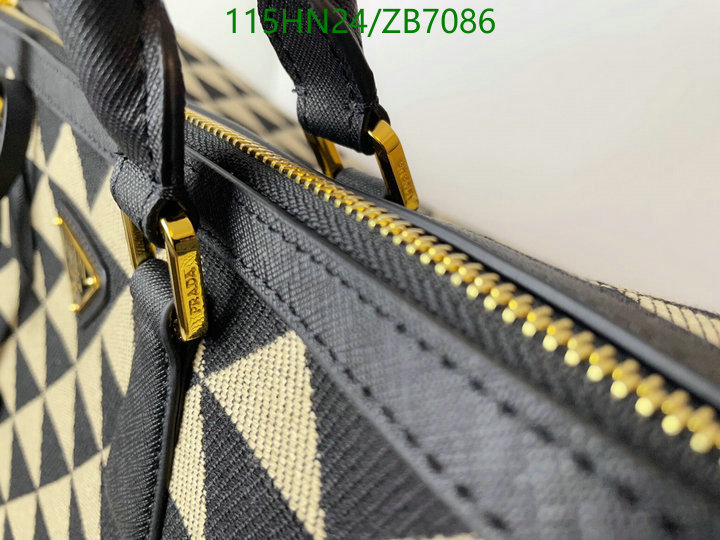 Prada Bag-(4A)-Handbag-,Code: ZB7086,$ 150USD