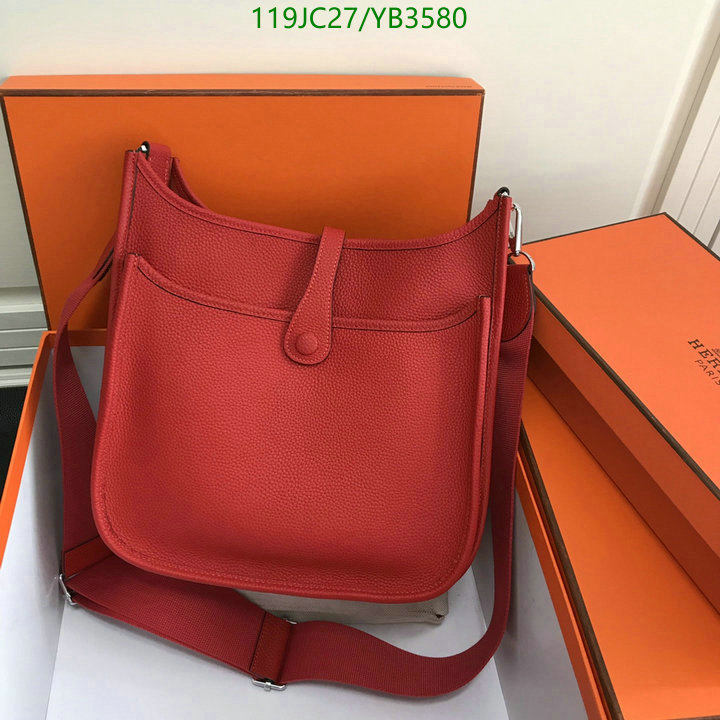 Hermes Bag-(4A)-Evelyne-,Code: YB3580,$ 155USD