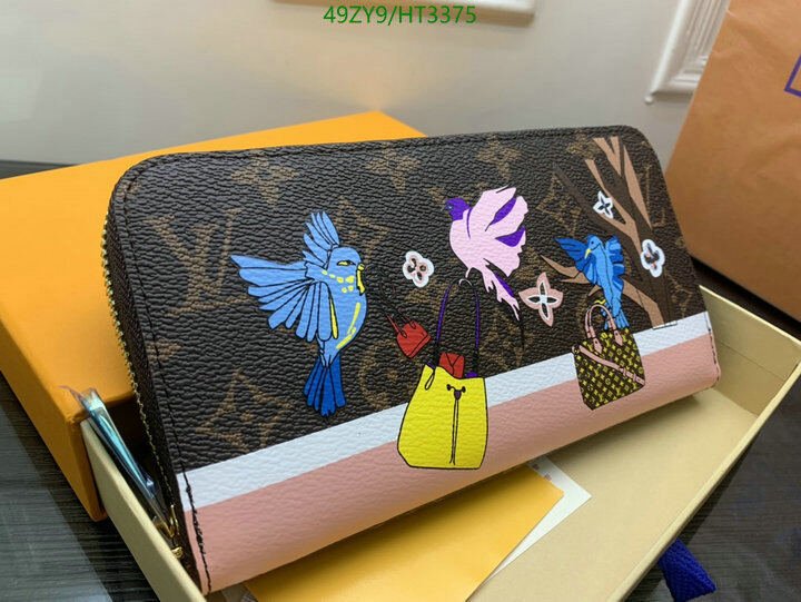 LV Bags-(4A)-Wallet-,Code: HT3375,$ 64USD