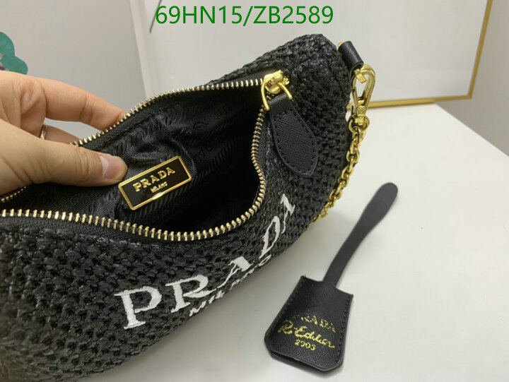 Prada Bag-(4A)-Re-Edition 2005,Code: ZB2589,$ 90USD