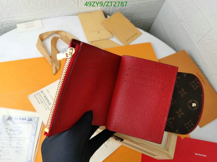 LV Bags-(4A)-Wallet-,Code: ZT2787,$ 64USD
