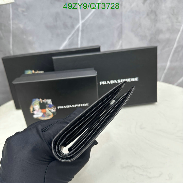 Prada Bag-(4A)-Wallet- Code: QT3728 $ 64USD