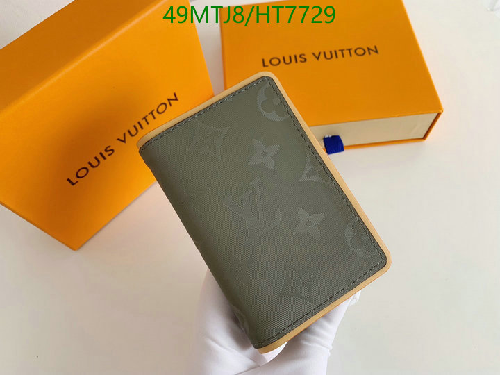 LV Bags-(4A)-Wallet-,Code: HT7729,$ 64USD