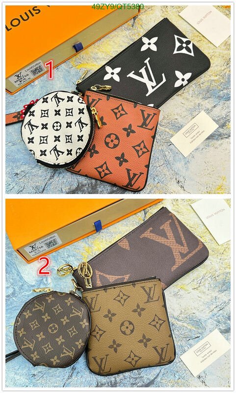 LV Bag-(4A)-Wallet- Code: QT5380 $ 64USD