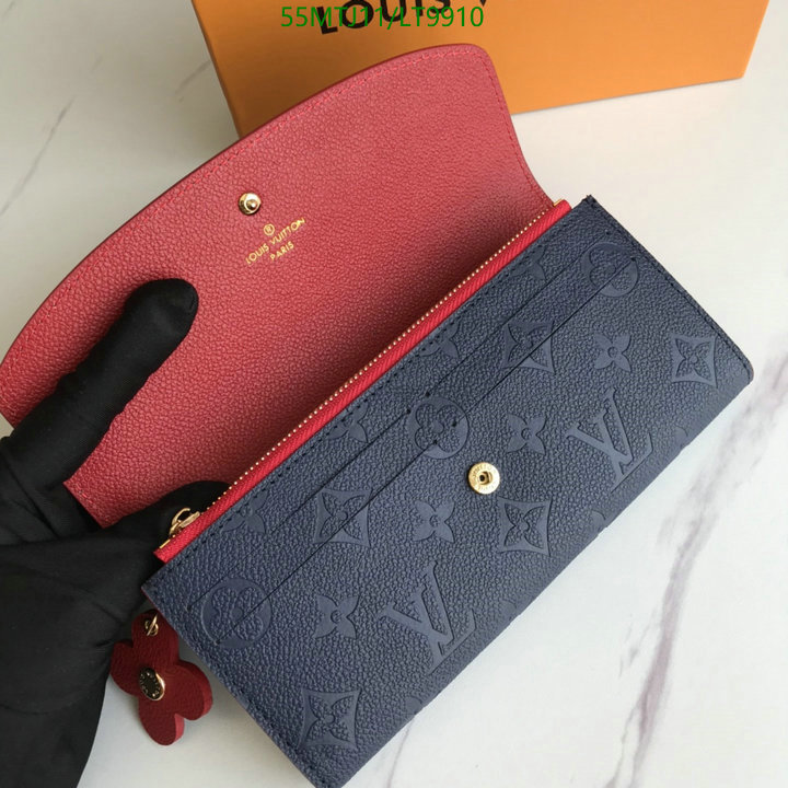 LV Bags-(4A)-Wallet-,Code: LT9910,$ 72USD