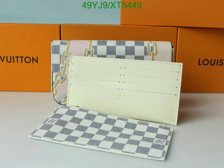 LV Bags-(4A)-Wallet-,Code: XT5449,$ 64USD