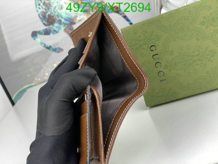 Gucci Bag-(4A)-Wallet-,Code: XT2694,$ 64USD