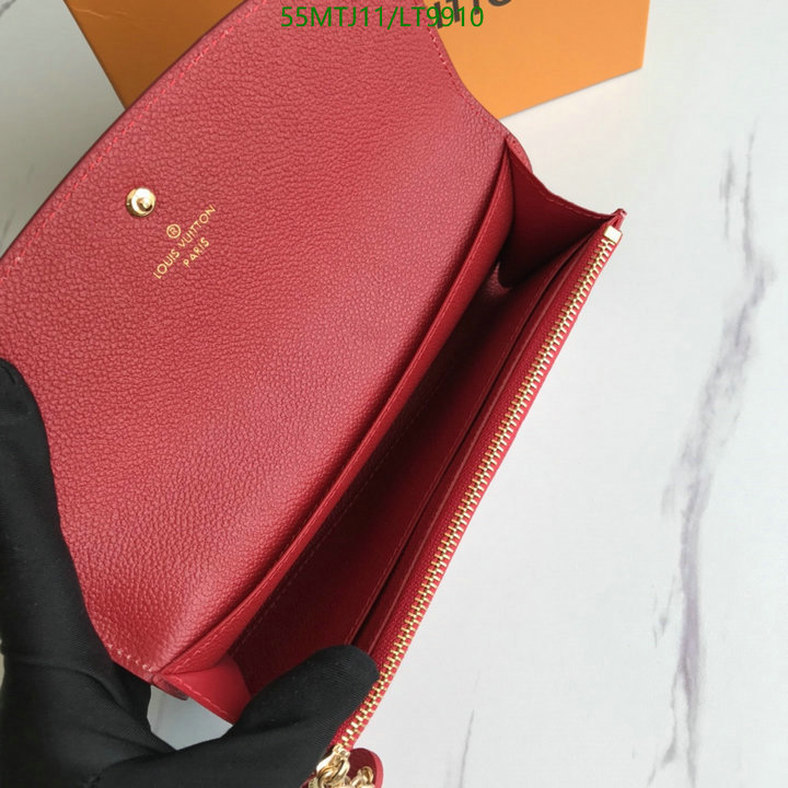 LV Bags-(4A)-Wallet-,Code: LT9910,$ 72USD