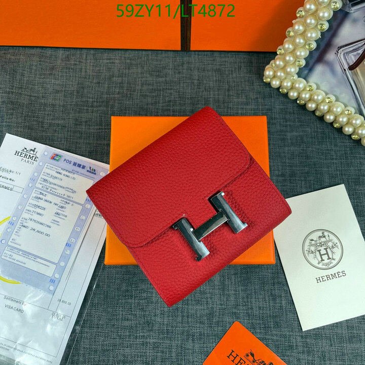 Hermes Bag-(4A)-Wallet-,Code: LT4872,$ 77USD