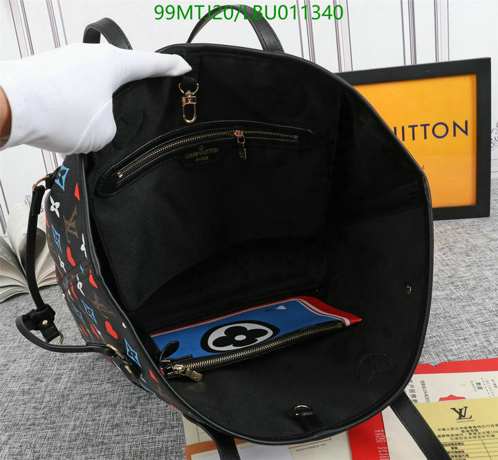 LV Bags-(4A)-Neverfull-,Code: LBU011340,$ 129USD
