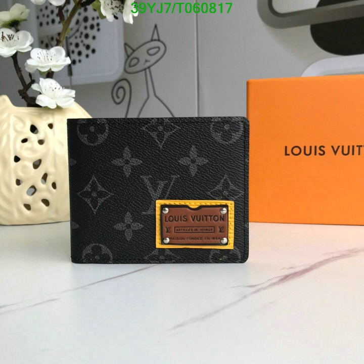 LV Bags-(4A)-Wallet-,Code: T060817,$ 51USD