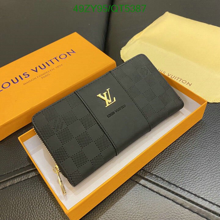 LV Bag-(4A)-Wallet- Code: QT5387 $ 64USD