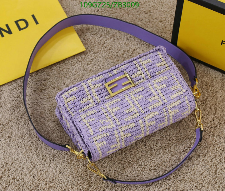Fendi Bag-(4A)-Baguette-,Code: ZB3009,$ 142USD