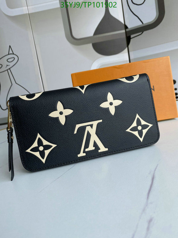 LV Bags-(4A)-Wallet-,Code: TP101902,$ 51USD