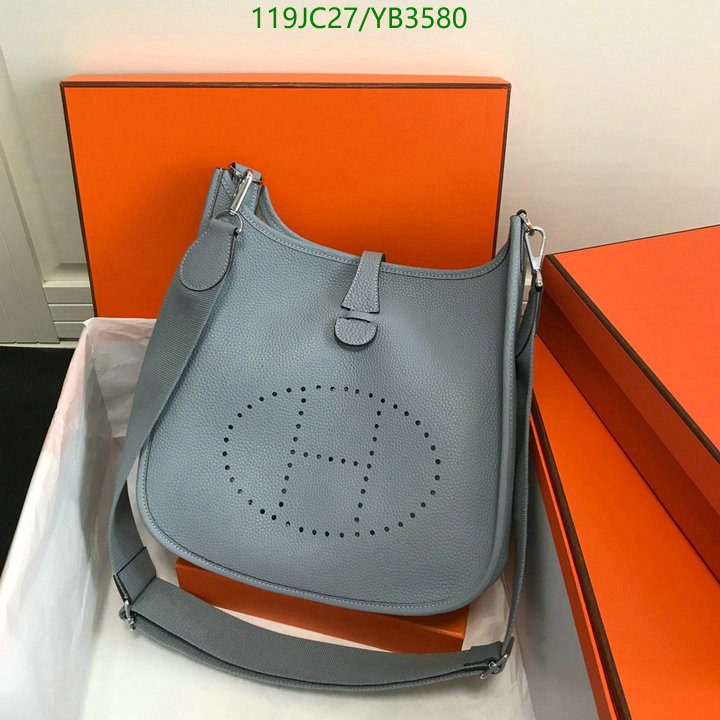 Hermes Bag-(4A)-Evelyne-,Code: YB3580,$ 155USD