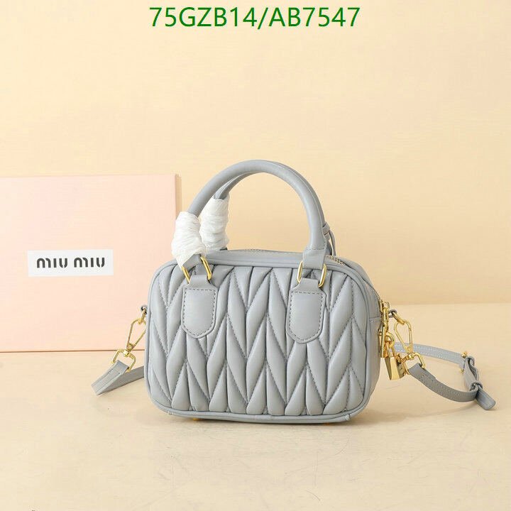 Miu Miu Bag-(4A)-Crossbody- Code: AB7547 $ 98USD