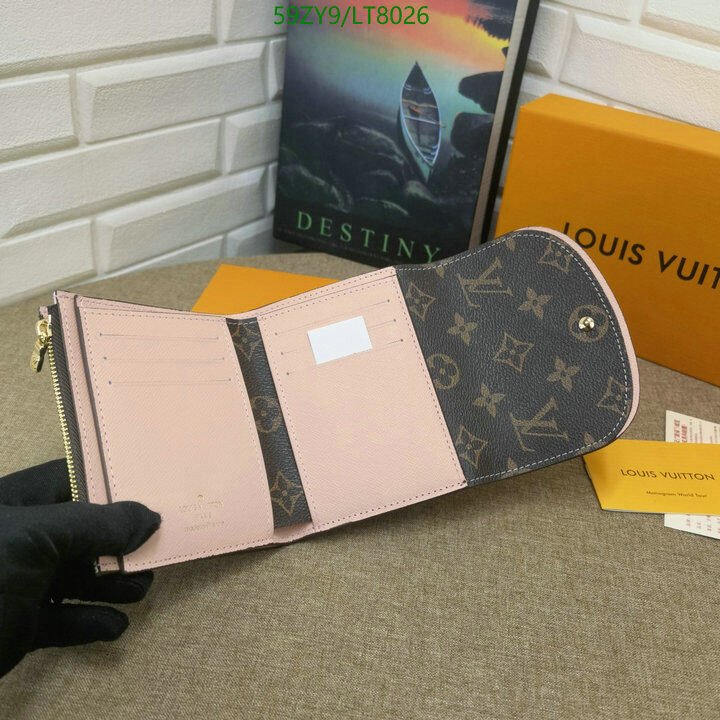 LV Bags-(4A)-Wallet-,Code: LT8026,$ 77USD