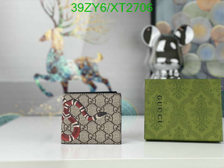 Gucci Bag-(4A)-Wallet-,Code: XT2706,$ 51USD