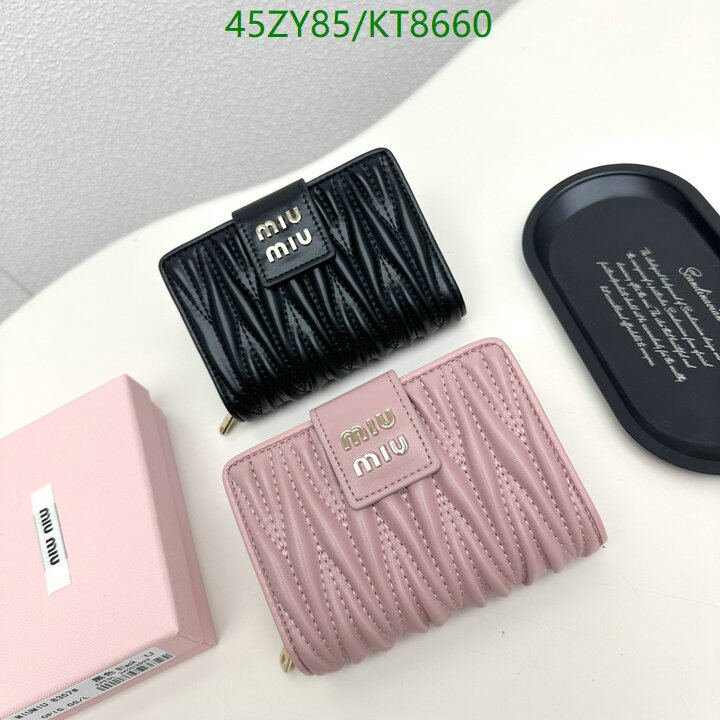 Miu Miu Bag-(4A)-Wallet- Code: KT8660 $ 59USD