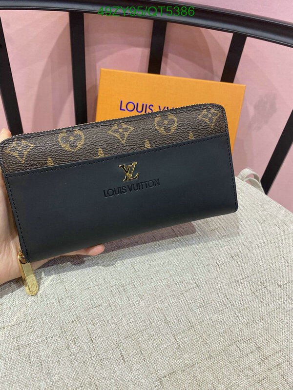 LV Bag-(4A)-Wallet- Code: QT5386 $ 64USD