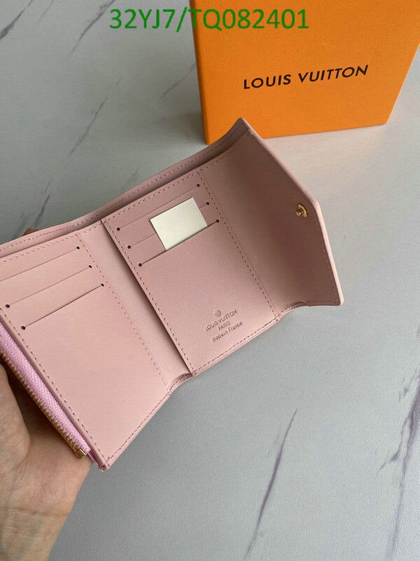LV Bags-(4A)-Wallet-,Code: TQ082401,$ 42USD