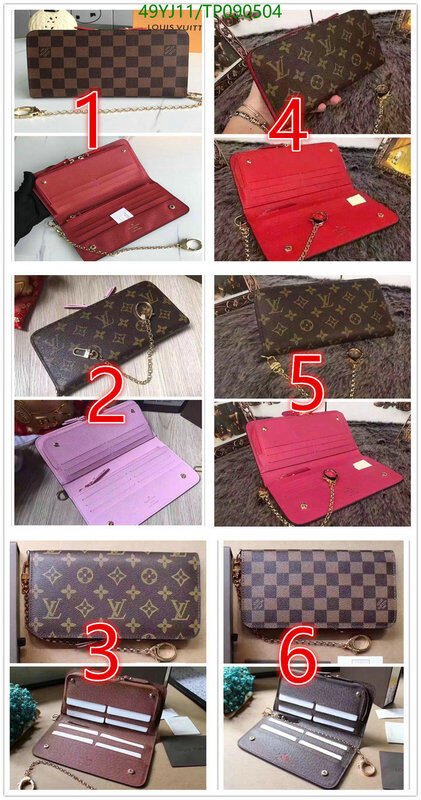 LV Bags-(4A)-Wallet-,Code: TP090504,$ 64USD