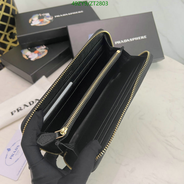Prada Bag-(4A)-Wallet-,Code: ZT2803,$ 64USD