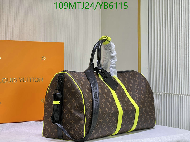 LV Bags-(4A)-Keepall BandouliRe 45-50-,Code: YB6115,$ 142USD